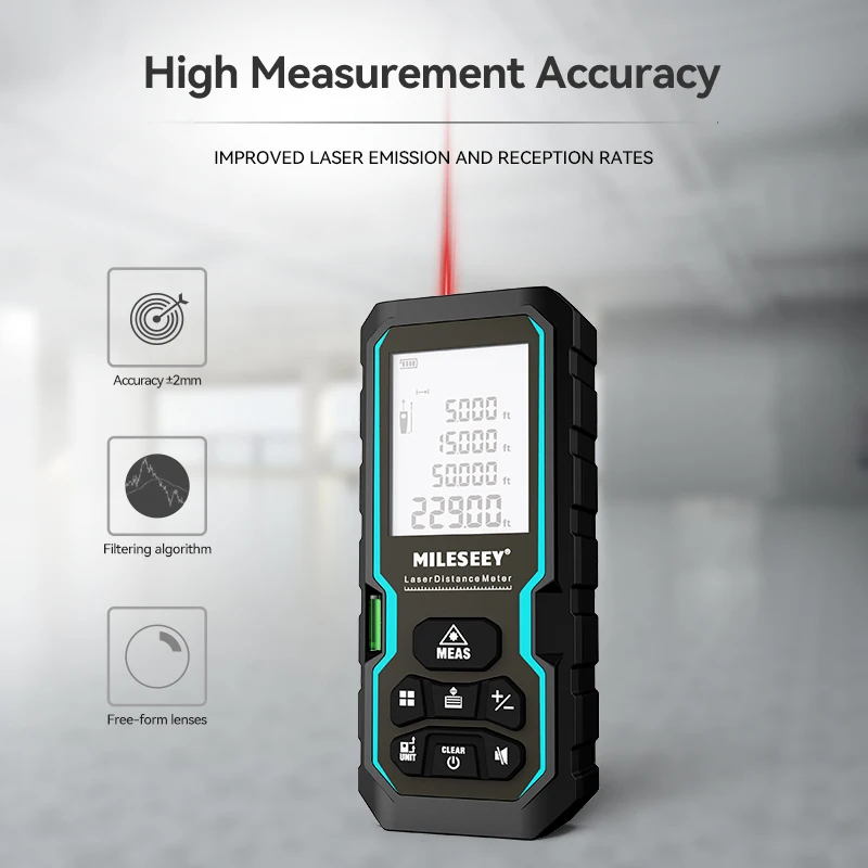 MILESEEY S6 Laser Distance Measurer - Image 3