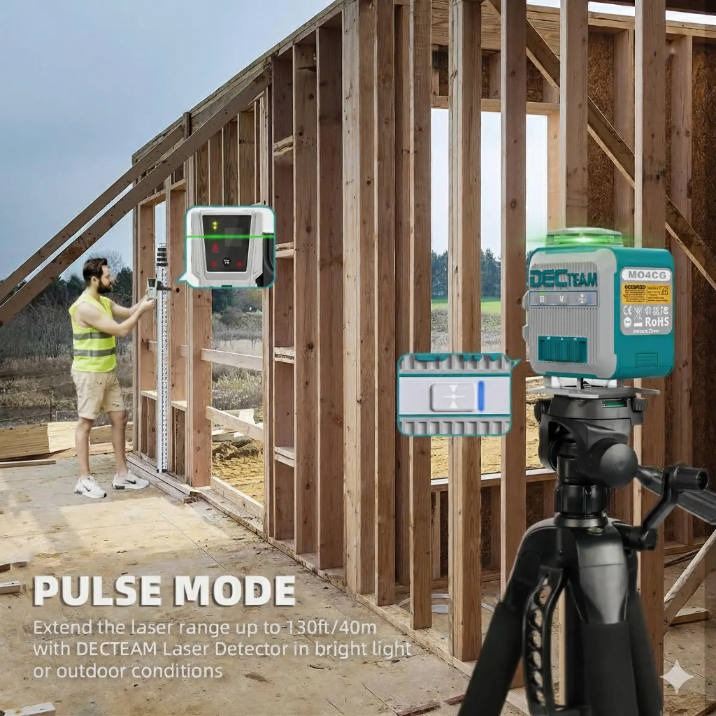 Decteam M04CG 4D Cross Line Laser Level - Image 4