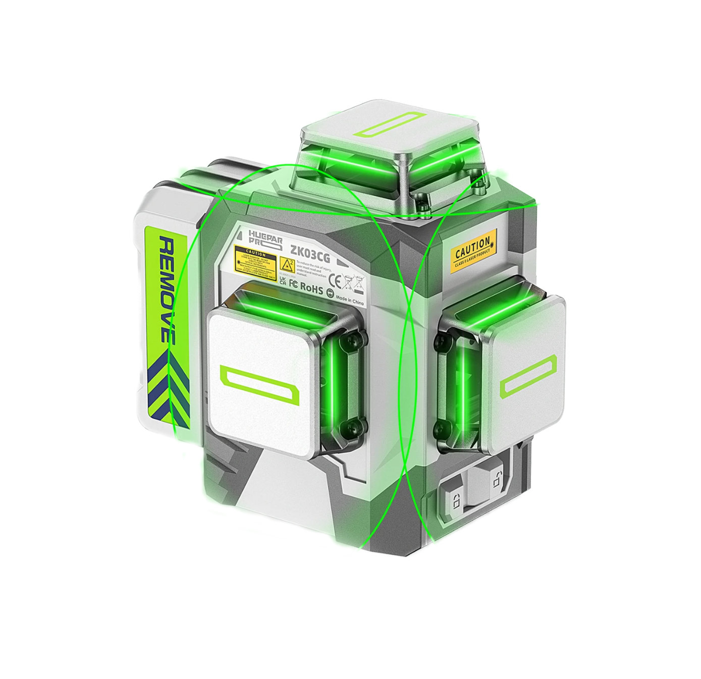 Huepar Pro ZK03CG-L 3D Cross Line Laser Level