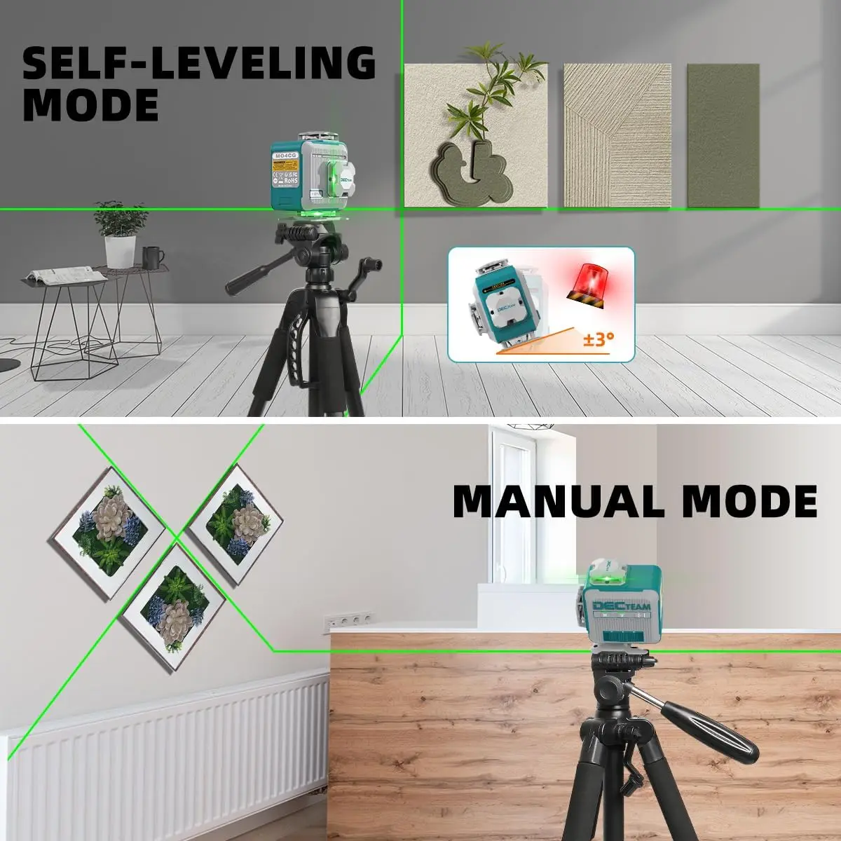 Decteam M04CG 4D Cross Line Laser Level - Image 5