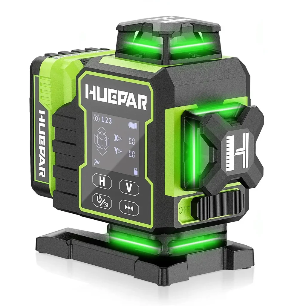 Huepar W04CG 4D Motorized Green Laser Level - NZ Stock