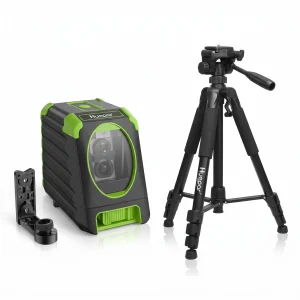 Huepar BOX 1G + Tripod 2 line laser level SPECIAL