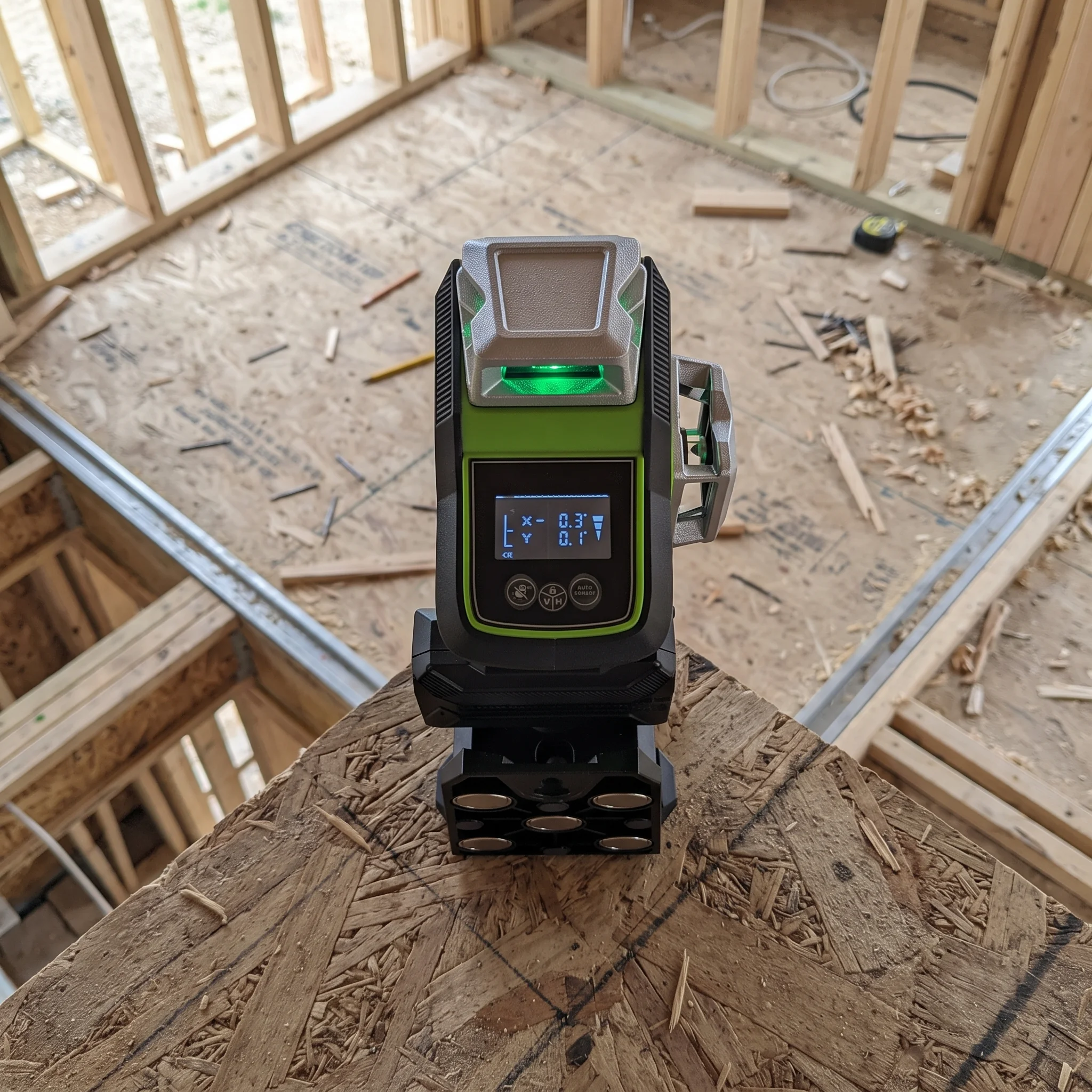 Huepar HX03CG-PRO Static Pivot point motorized 3D Laser Level - Image 4